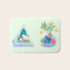 Ocean terrarium - Sea turtle Bath Mat Gallery Image 1