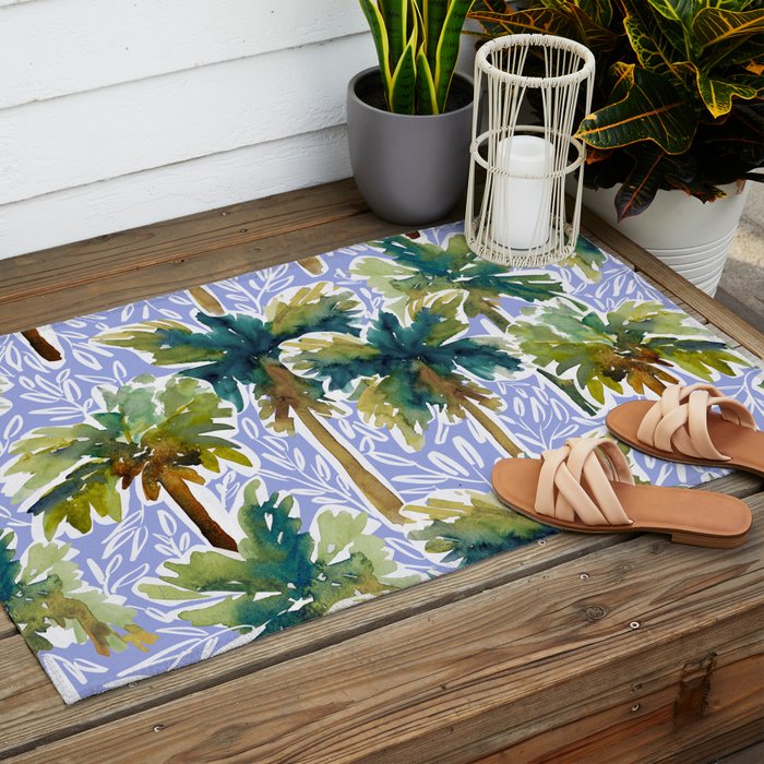 Island Dreams - Blue Outdoor Rug Gallery Image 2