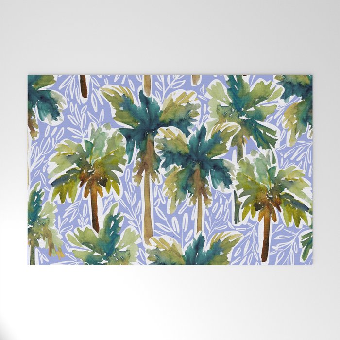 Island Dreams - Blue Welcome Mat Gallery Image 1