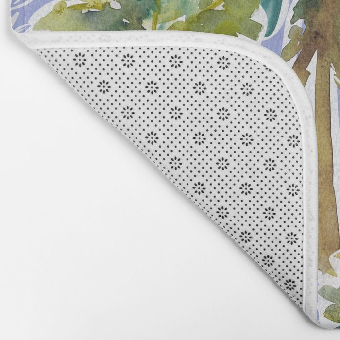 Island Dreams - Blue Bath Mat Gallery Image 2