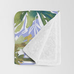Island Dreams - Blue Throw Blanket Gallery Image 3