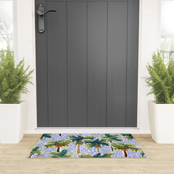 Island Dreams - Blue Welcome Mat Gallery Image 3