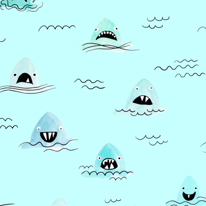 Sharkhead - Shark Pattern Coffee Mug Gallery Image 2