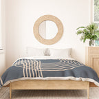 Lines in Midnight Duvet Cover Gallery Image 3
