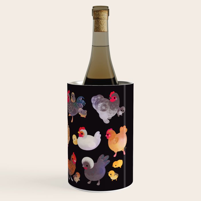 Chicken and Chick - dark Wine Chiller Gallery Image 3