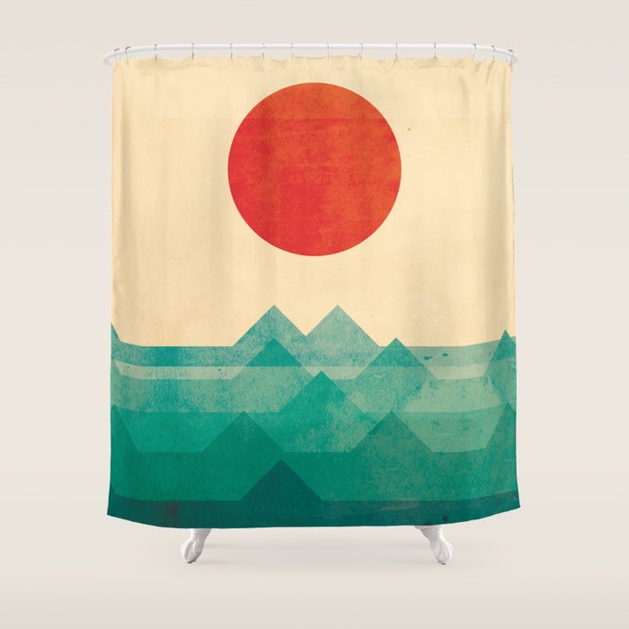 The ocean, the sea, the wave Shower Curtain Gallery Image 1