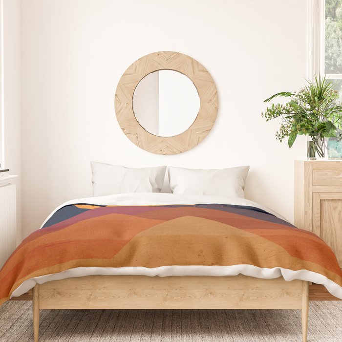 Full moon and pyramid Duvet Cover Gallery Image 3