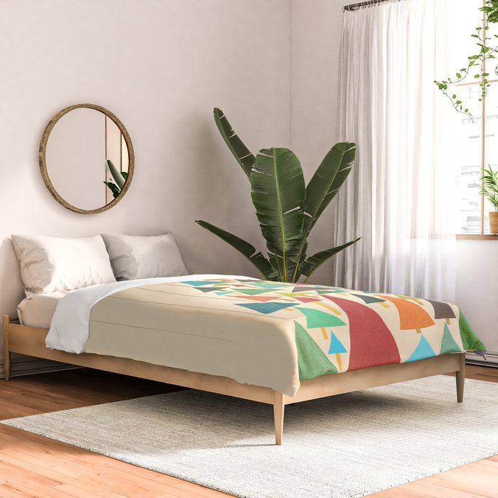 The house at the pine forest Comforter Gallery Image 2