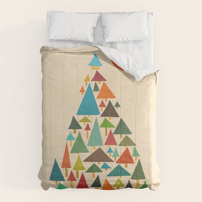 The house at the pine forest Comforter Gallery Image 6