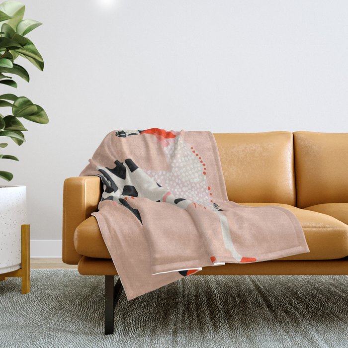 Lama of the Andes Throw Blanket Gallery Image 1