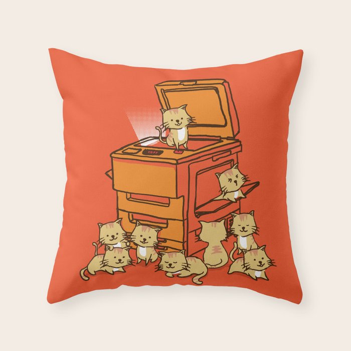 The Original Copycat Throw Pillow Gallery Image 6
