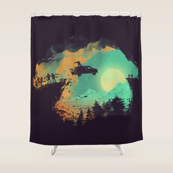 Leap of Faith Shower Curtain Gallery Image 1