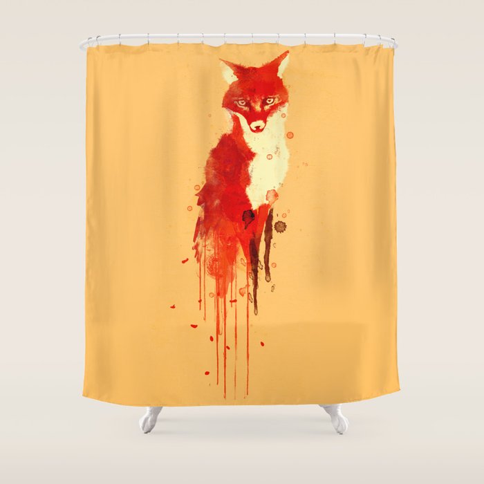 The fox, the forest spirit Shower Curtain Gallery Image 1