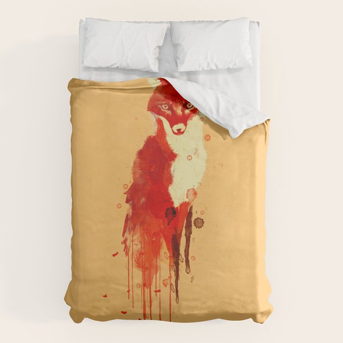 The fox, the forest spirit Duvet Cover Gallery Image 1
