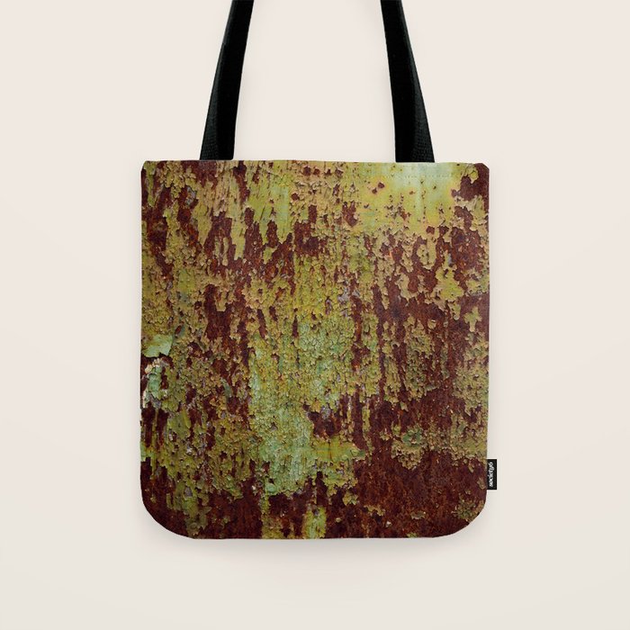 Pretty Green Abstract Texture I Tote Bag Gallery Image 1