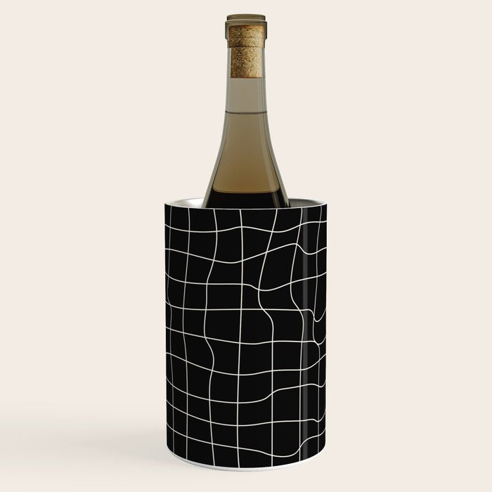 Sunkissed Gold | Warp Grid: Midnight Black Edition Wine Chiller Gallery Image 2