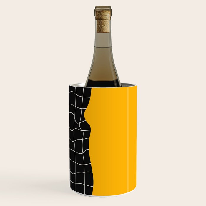 Sunkissed Gold | Warp Grid: Midnight Black Edition Wine Chiller Gallery Image 3