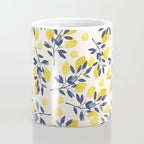 Mediterranean lemon branch pattern Coffee Mug Gallery Image 4
