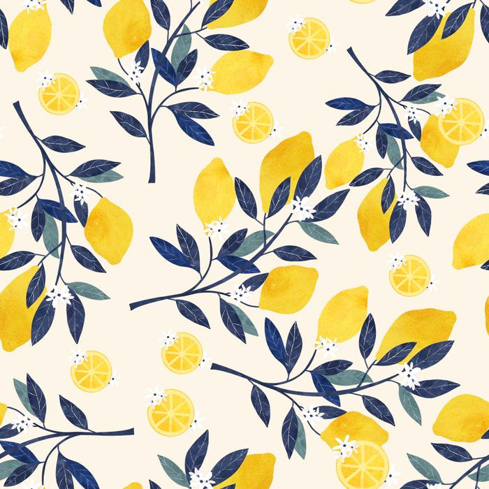 Mediterranean lemon branch pattern Coffee Mug Gallery Image 2