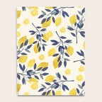 Mediterranean lemon branch pattern Notebook Gallery Image 4