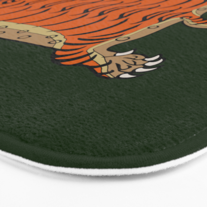 TIBETAN TIGER RUG-green Bath Mat Gallery Image 3