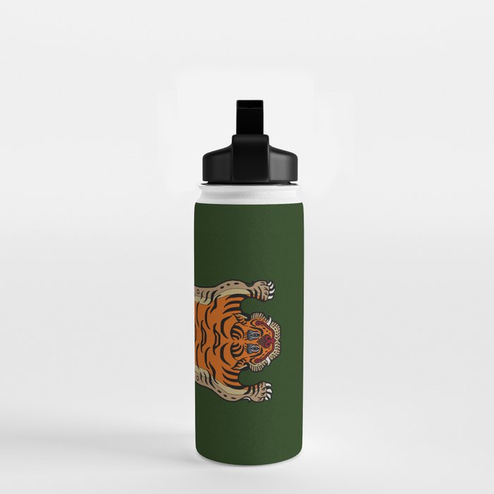 TIBETAN TIGER RUG-green Water Bottle Gallery Image 2
