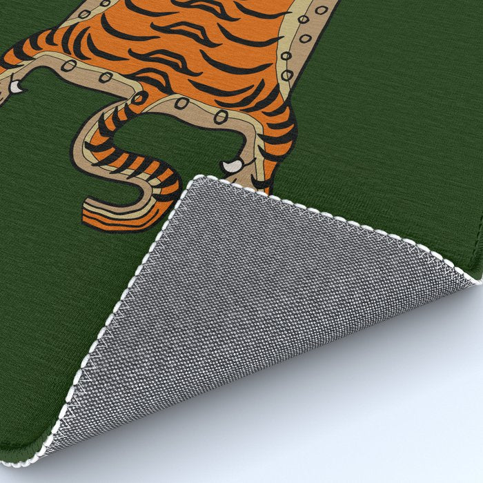 TIBETAN TIGER RUG-green Rug Gallery Image 4