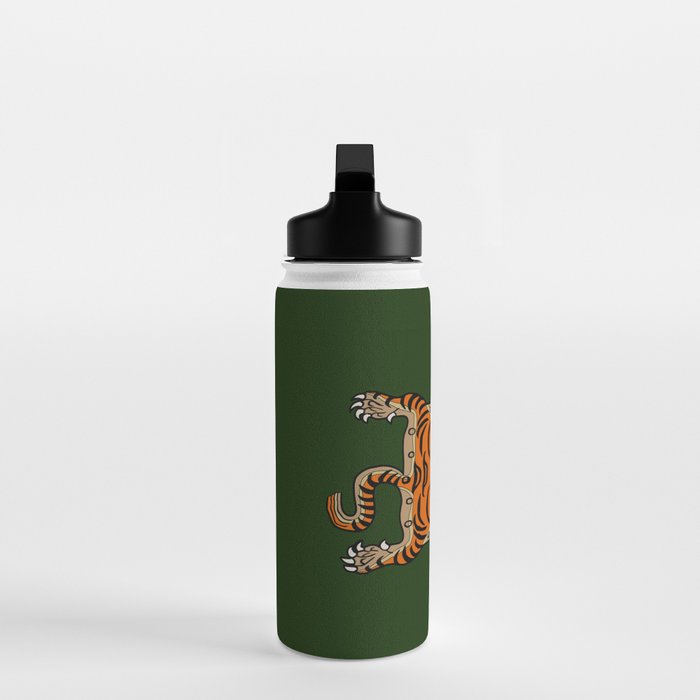TIBETAN TIGER RUG-green Water Bottle Gallery Image 3