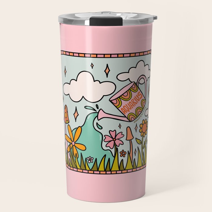 Aquarius Garden Travel Mug Gallery Image 1