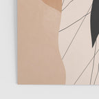 Minimal Abstract Art Sunset Girl 2 Poster Gallery Image 3