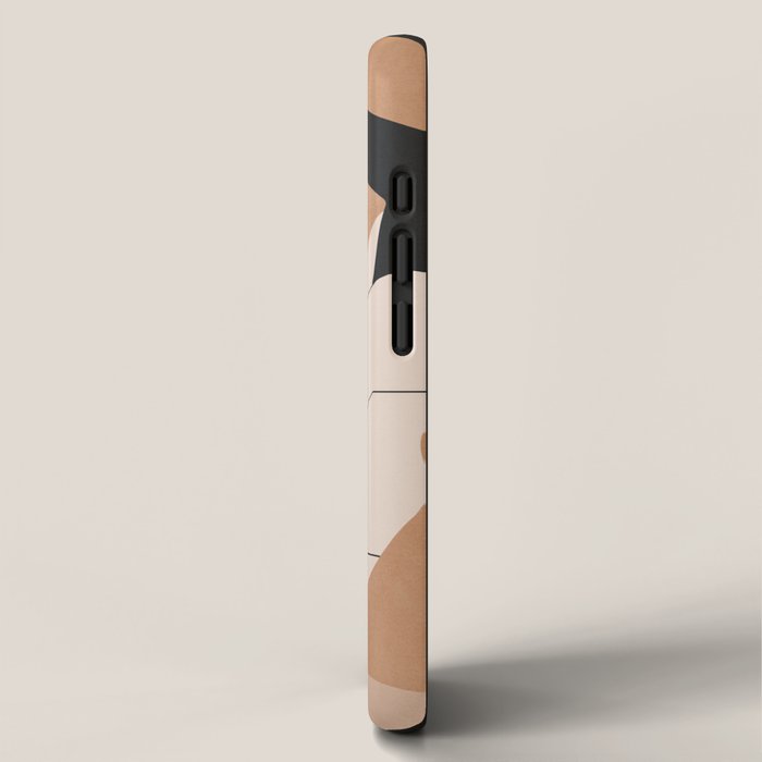 Minimal Abstract Art Sunset Girl 2 iPhone Case Gallery Image 2