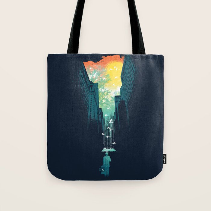 I Want My Blue Sky Tote Bag Gallery Image 1