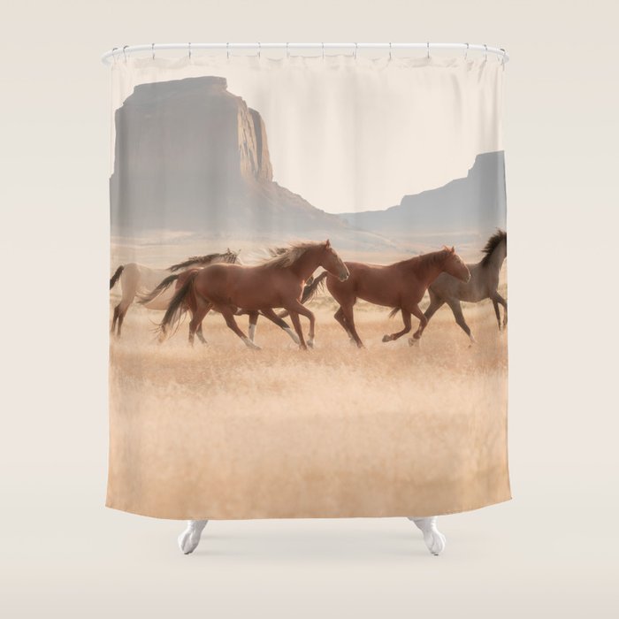 Southwest Horses Shower Curtain Gallery Image 1