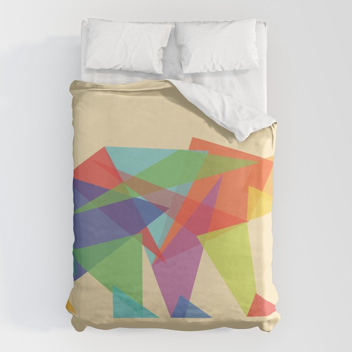 Fractal Geometric bear Duvet Cover Gallery Image 1