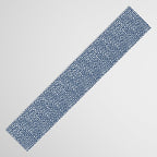 Hand Knit Navy Table Runner Gallery Image 3