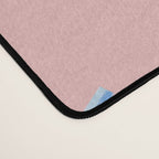 Cast Your Vote | Hand-Lettered Pattern in Peach Desk Mat Gallery Image 4