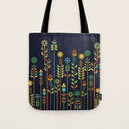 Overgrown flowers Tote Bag Gallery Image 1