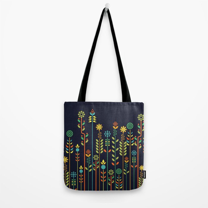 Overgrown flowers Tote Bag Gallery Image 2