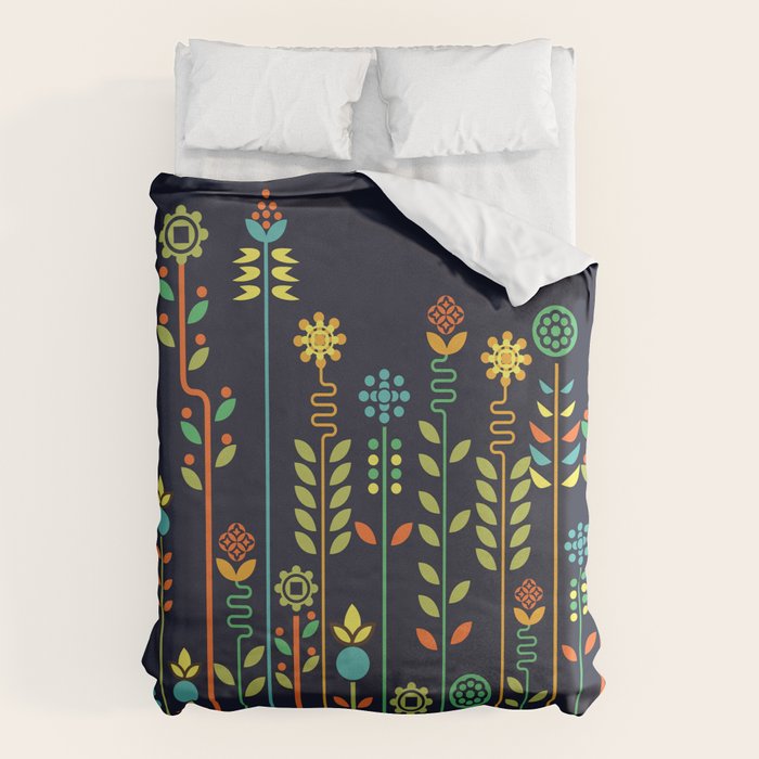Overgrown flowers Duvet Cover Gallery Image 6