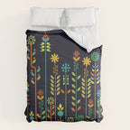 Overgrown flowers Comforter Gallery Image 6