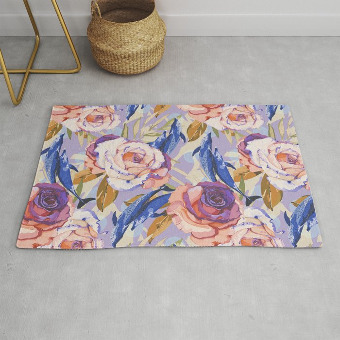 Dolphins in the roses A Rug Gallery Image 1