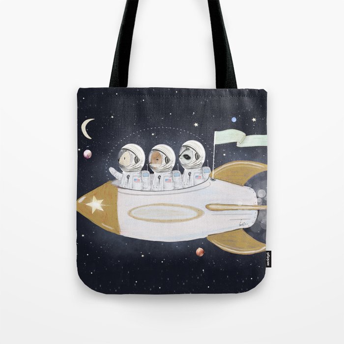 little astronauts Tote Bag Gallery Image 1