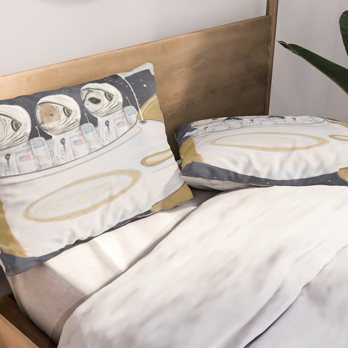little astronauts Pillow Sham Gallery Image 2