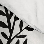 Swedish Dala Horses - Black Palette Comforter Gallery Image 4