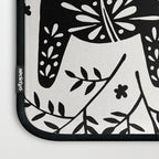 Swedish Dala Horses - Black Palette Laptop Sleeve Gallery Image 3