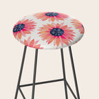 Single Sunflower â Pink & Indigo Stool Gallery Image 2