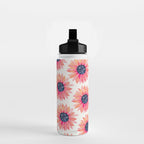 Single Sunflower â Pink & Indigo Water Bottle Gallery Image 2
