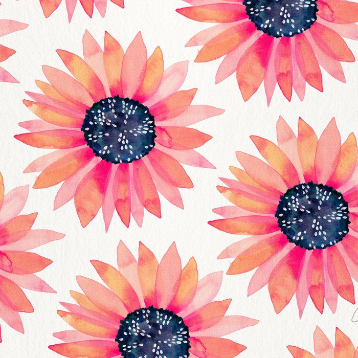Single Sunflower â Pink & Indigo Coffee Mug Gallery Image 2
