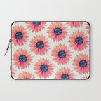 Single Sunflower â Pink & Indigo Laptop Sleeve Gallery Image 1