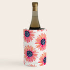 Single Sunflower â Pink & Indigo Wine Chiller Gallery Image 3